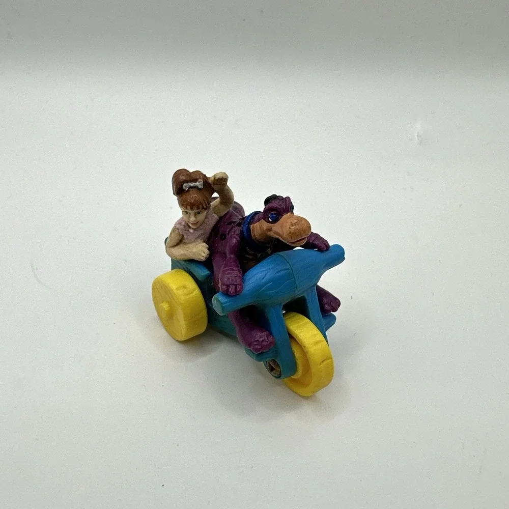 vintage 1994 McDonald's toy Pebbles and Dino from The Flintstones movie